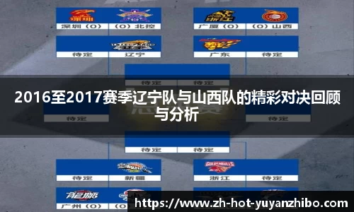2016至2017赛季辽宁队与山西队的精彩对决回顾与分析